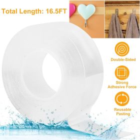 16.5FT Nano Double-Sided Adhesive Tape – Washable, Traceless, Reusable