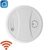 WiFi Smoke Detector – Battery-Operated Fire Alarm with Push Alerts for Home Security