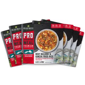 6-Count ReadyWise Pro Adventure Meal – Beef Bulgogi & Kimchi Fried Rice