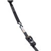 4-Pack VEVOR Ratchet Tie Downs – Heavy Duty 5208 lb, Padded Handle, 1.6"x8'