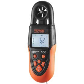 Bluetooth Digital Handheld Anemometer – Wind Speed Gauge with LED Screen, 14–140°F