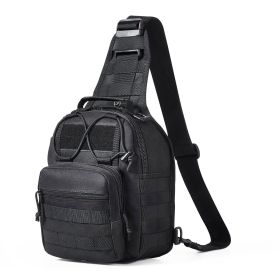 10L Tactical Sling Backpack – Military Rover Shoulder Bag with MOLLE System, Black
