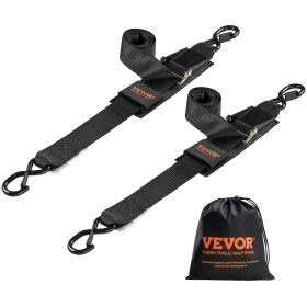 Retractable Ratchet Straps Tie Down Straps 2 in x 4 ft for Boat (2 Pack)