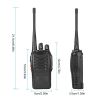 Baofeng BF-888S 2 Pack Walkie Talkies – UHF 16 Channel 400-470MHz Long-Range Two-Way Radios
