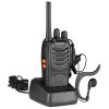 Baofeng BF-88A 5W FRS Walkie Talkies – Handheld Two-Way Radios, 2 Pack Black