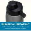 32oz Leakproof Flip-Top Water Bottle – BPA-Free Sports Bottle with Handle, Black