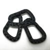 10 Pack Plastic D-Ring Locking Carabiners – Lightweight, Strong Keychain Clips, Not for Climbing