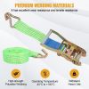 Heavy Duty Ratchet Straps 10-Pack – 2"x26', 3307 lb, Cargo Truck Tie Downs