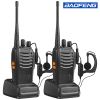 BAOFENG BF-888S 2 Pack UHF Walkie Talkies – Portable Handheld Two-Way Radios for Hiking & Camping