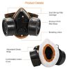 Protective Gas Mask – Anti-Dust Respirator for Paint & Chemical Sprays
