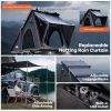 Explorer Pro Hard Shell Rooftop Tent – 4-Season Camping with USB, Awning & Luggage Rack