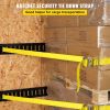 18-Pack VEVOR E-Track Straps – 2"x15', 4400 lb Break Strength, Ratchet & Spring Fitting