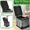 Portable Foldable Toilet – Emergency Camping Toilet with Lid, Trash Bags & Carry Bag