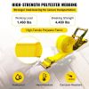 18-Pack VEVOR E-Track Straps – 2"x15', 4400 lb Break Strength, Ratchet & Spring Fitting