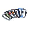 5 Pack Aluminum D-Shaped Carabiner Clips – Lightweight, Strong Locking Keychain Buckles