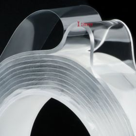 Double-Sided Nano Tape – Transparent, Reusable, Waterproof Adhesive (1–5M) (Length&Thickness: 2M&1mm, Width: 30mm)