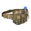 Tactical Denim Waist Bag – With Water Bottle Holder for Camping, Travel & Outdoor Sports