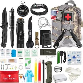 Tactical Survival Kit – Outdoor SOS Tools for Emergency & Combat Readiness (Color: ACU, Ships From: China)