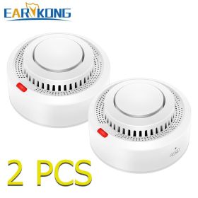 Tuya WiFi Smoke Detector – Fire & Smoke Alarm for Home Safety (Color: 2 pcs, Ships From: China)