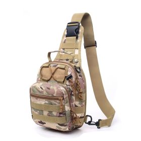 Men’s Tactical Sling Backpack – Molle Chest & Shoulder Day Pack Pouch (colour: CP)