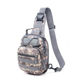 Men’s Tactical Sling Backpack – Molle Chest & Shoulder Day Pack Pouch (colour: ACU)