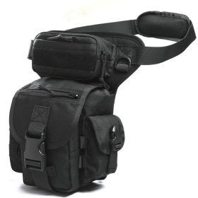 ANTARCTICA Waterproof Tactical Drop Leg Pouch – Type B Thigh Bag for Outdoor, Cycling & Hiking (Color: Black)