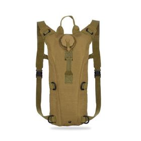 Tactical Hydration Pack for Hiking, Cycling, Running & Outdoor Adventures (Color: Khaki, Type: Hydration Backs)