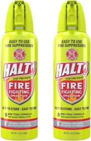 Handheld Fire Foam Spray – Easy to Use, Non-Toxic, Emergency Home & Kitchen Safety (size: 2 Pack)
