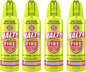 Handheld Fire Foam Spray – Easy to Use, Non-Toxic, Emergency Home & Kitchen Safety (size: 4 Pack)