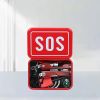 8-Item Survival Kit – Emergency Gear with Flint, Ideal Gift for Outdoor & Home Use