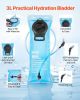 Hydration Pack Backpack 3L TPU Water Bladder Cycling Hiking Running Camping
