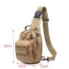 Men’s Tactical Sling Backpack – Molle Chest & Shoulder Day Pack Pouch
