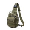 Men’s Tactical Sling Backpack – Molle Chest & Shoulder Day Pack Pouch