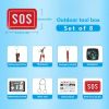 8-Item Survival Kit – Emergency Gear with Flint, Ideal Gift for Outdoor & Home Use