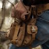 ANTARCTICA Waterproof Tactical Drop Leg Pouch – Type B Thigh Bag for Outdoor, Cycling & Hiking