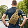 7L Tactical Chest Bag for Men – Adjustable, Waterproof, Outdoor Cycling & Hiking Shoulder Bag