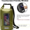 Waterproof Dry Bag – 10L/20L/30L Floating Backpack with Clear Phone Case for Kayaking & Camping