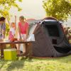 Instant Pop-Up Tent – Waterproof Camping Tent with 4 Mesh Windows & Carry Bag