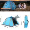 4–5 Person Camping Tent – Waterproof Outdoor Tent with Mosquito Net Windows